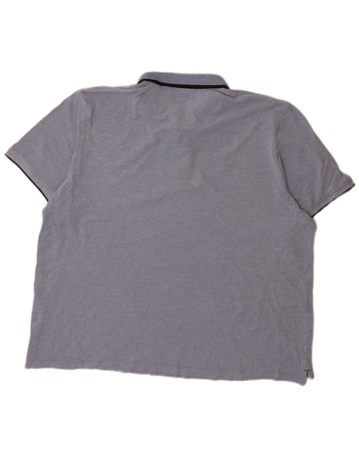 Jack & Jones Ανδρικό Πόλο Μπλουζάκι 3XL Μπλε Βαμβακερό