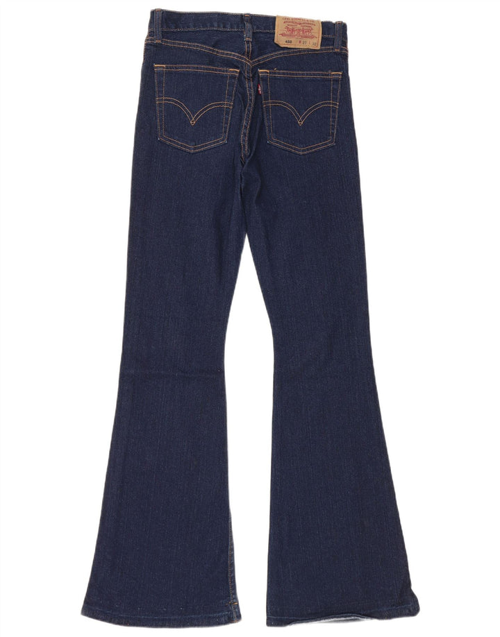 LEVI'S Γυναικείο Τζιν 450 Flared W27 L32 Navy Blue Cotton