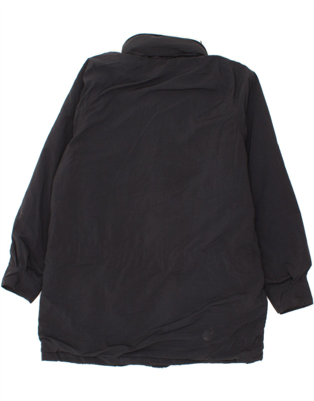 EDDIE BAUER Mens Hooded Windbreaker Jacket UK 38 Medium Black Nylon Vintage Eddie Bauer and Second-Hand Eddie Bauer from Messina Hembry 