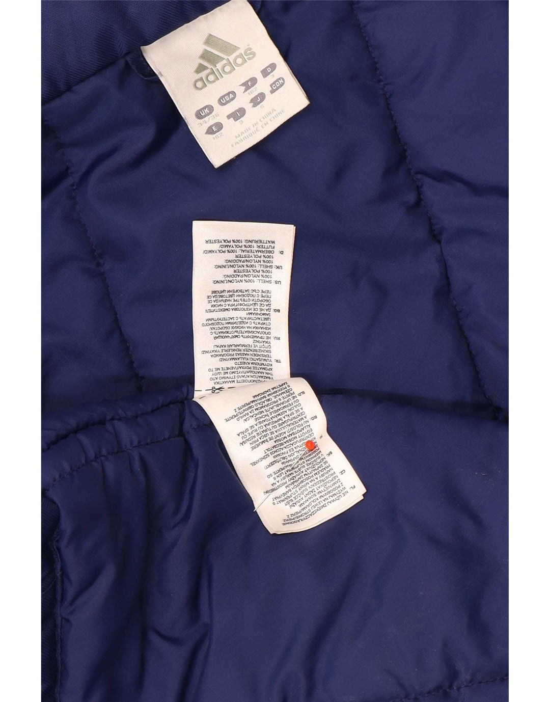 Adidas Ανδρικό παλτό με επένδυση UI 34/36 Small Blue Nylon