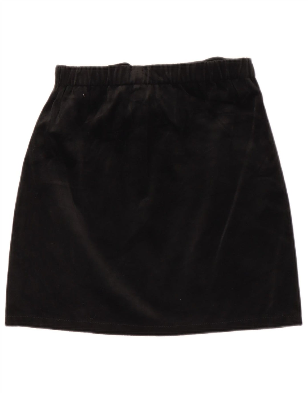 Vintage Γυναικεία Velvet Mini Φούστα W26 Small Black