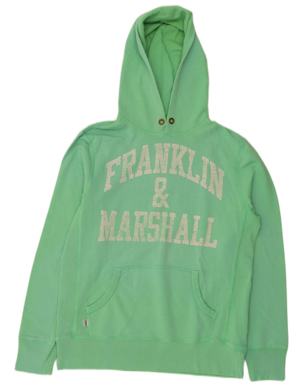 Ανδρικά γραφικά κουκούλα Franklin & Marshall XL Πράσινο βαμβακερό