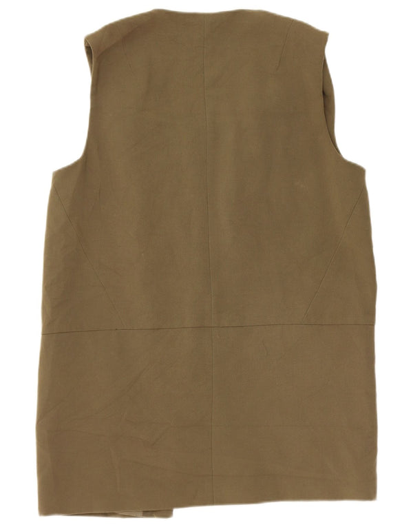 Topshop Γυναικείο Γιλέκο Longline UK 12 Medium Khaki