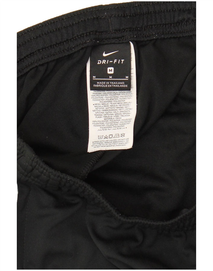 Ανδρικές φόρμες NIKE Dri Fit Παντελόνια μεσαίου μαύρου χρώματος πολυεστέρας