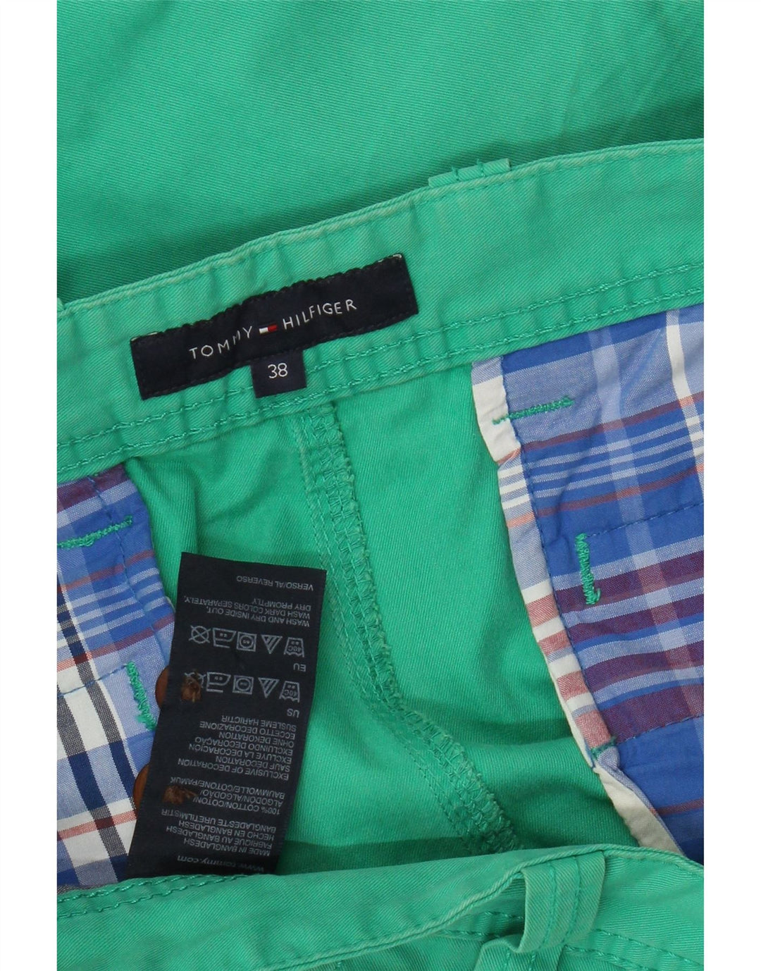 Ανδρικό σορτς Cargo TOMMY HILFIGER W38 XL Πράσινο βαμβακερό