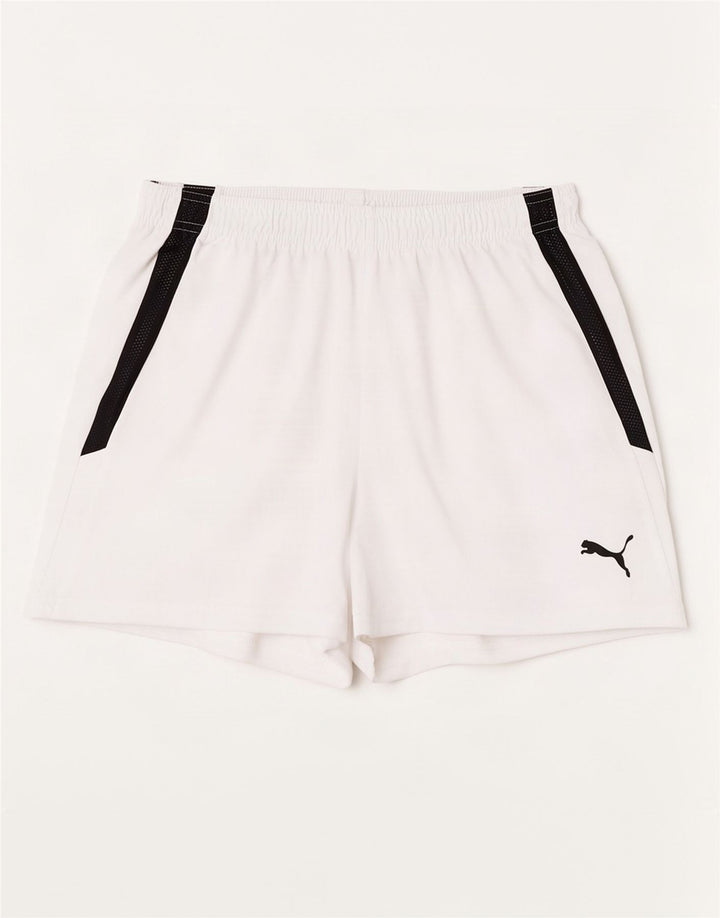 Ανδρικό αθλητικό σορτς Puma σε μεσαίο λευκό χρώμα, πολυεστέρας