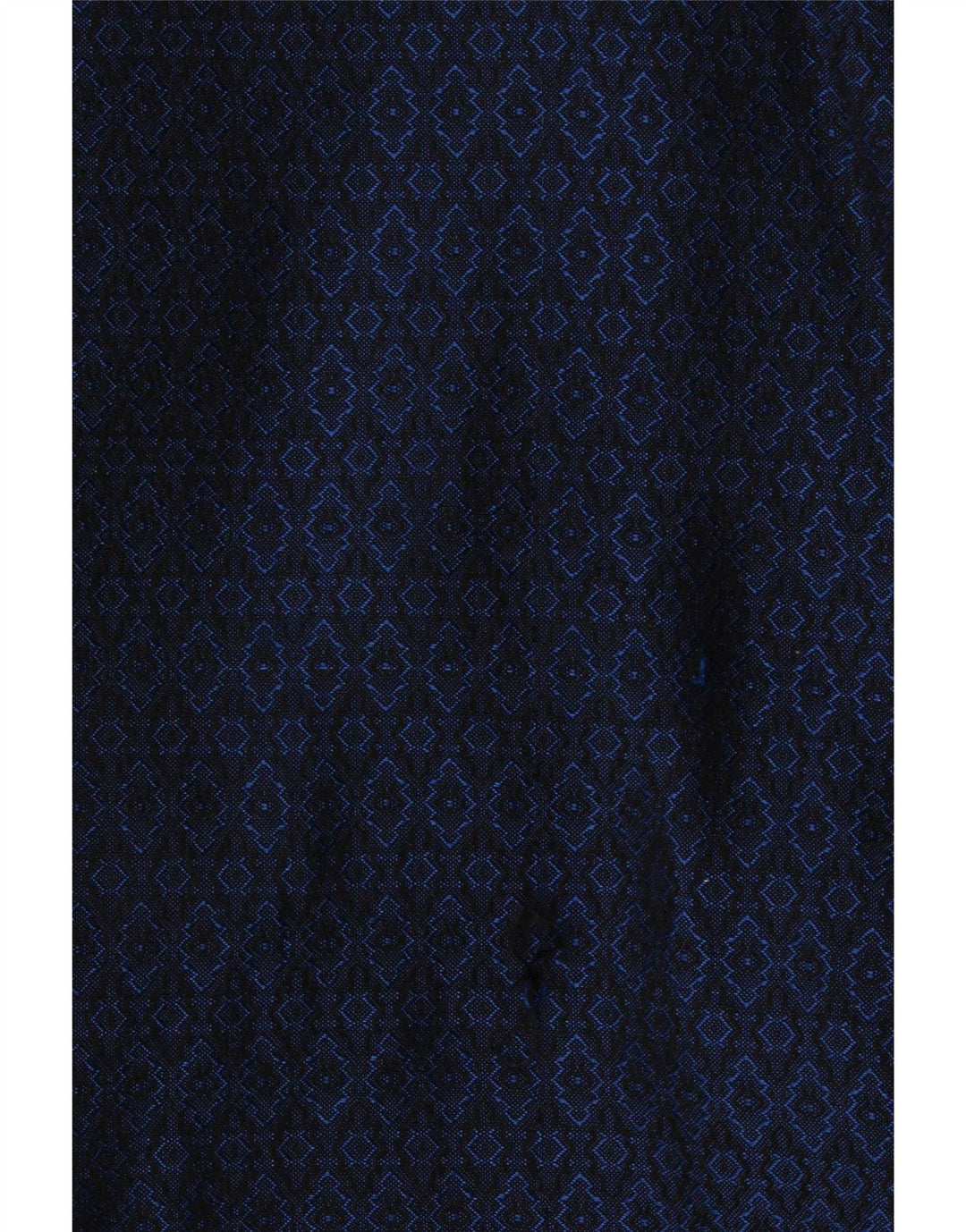 Vintage γυναικείο διπλό παλτό UK 16 Large Navy Blue Geometric