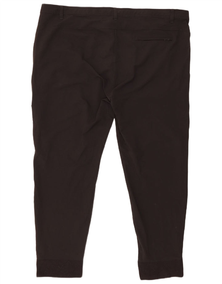 RUSSELL ATHLETIC Γυναικείο λεπτό παντελόνι Cargo 2XL W32 L30 μαύρο πολυεστέρα