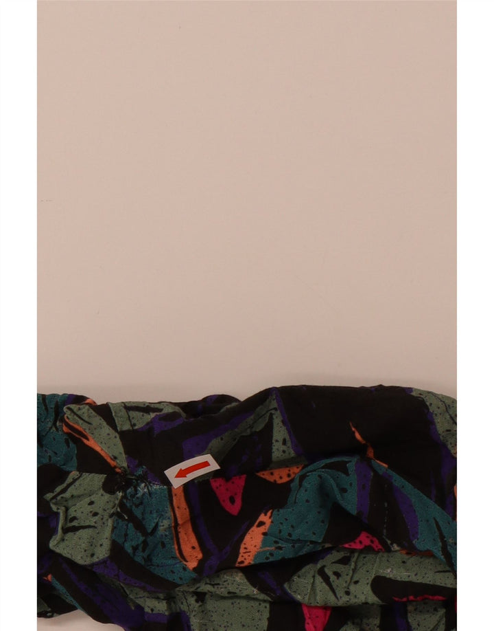 Ανδρικό κοντομάνικο πουκάμισο Pull & Bear XL Πολύχρωμο γεωμετρικό βισκόζη