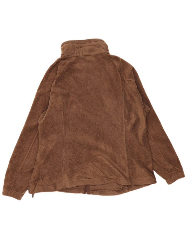 Columbia Γυναικείο Fleece Jacket UK 20 2XL καφέ πολυεστέρας