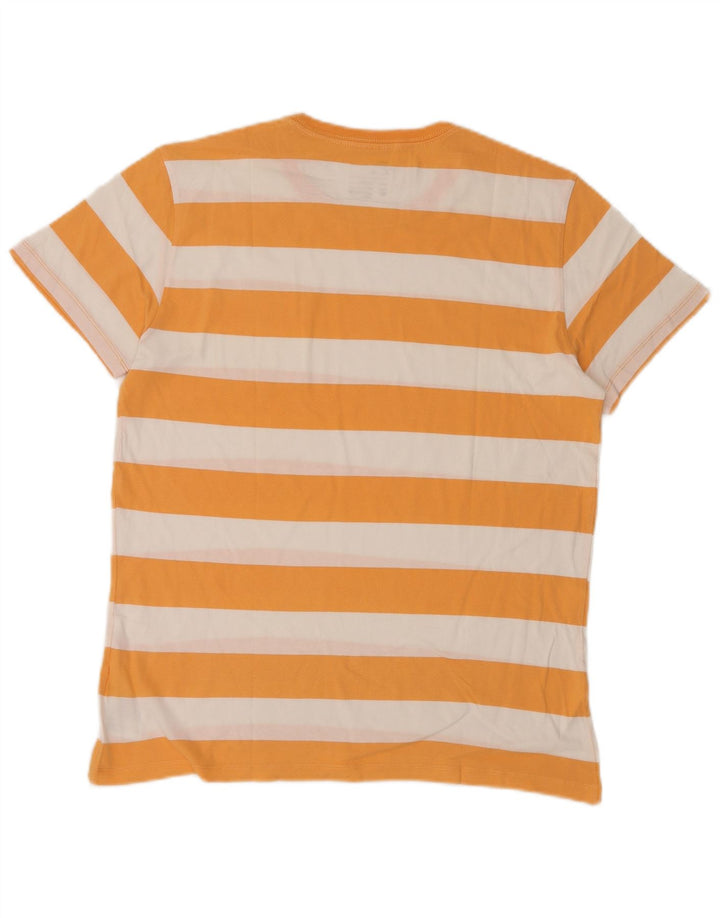 Ανδρικό T-Shirt GAP Top Βαμβακερό μεσαίο πορτοκαλί ριγέ