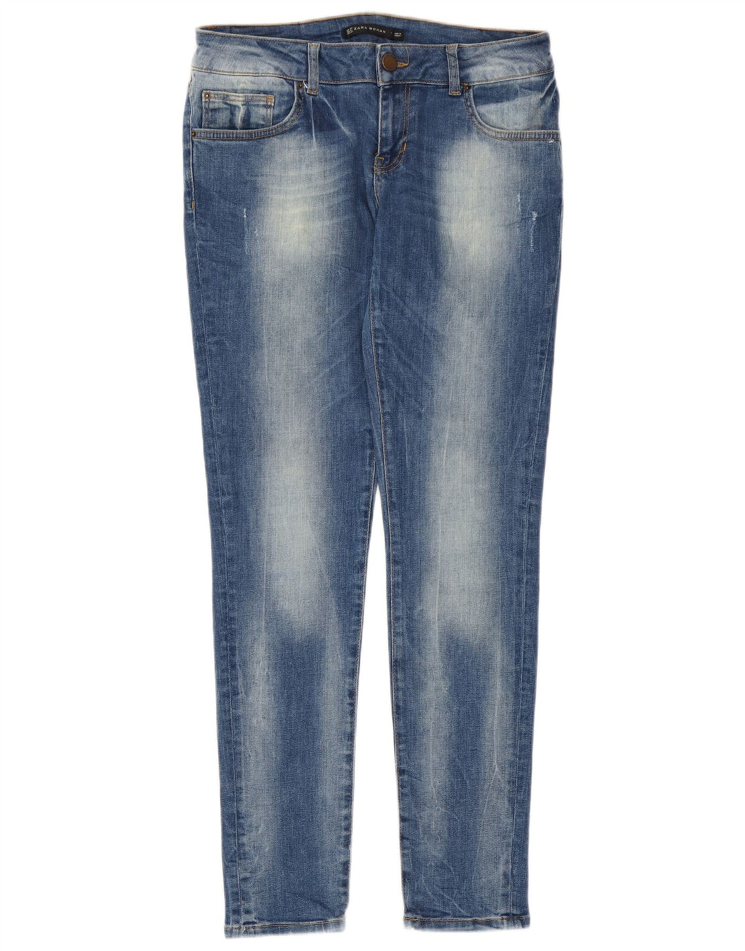 Zara Γυναικείο Skinny Jeans EU 40 Medium W30 L30 Blue
