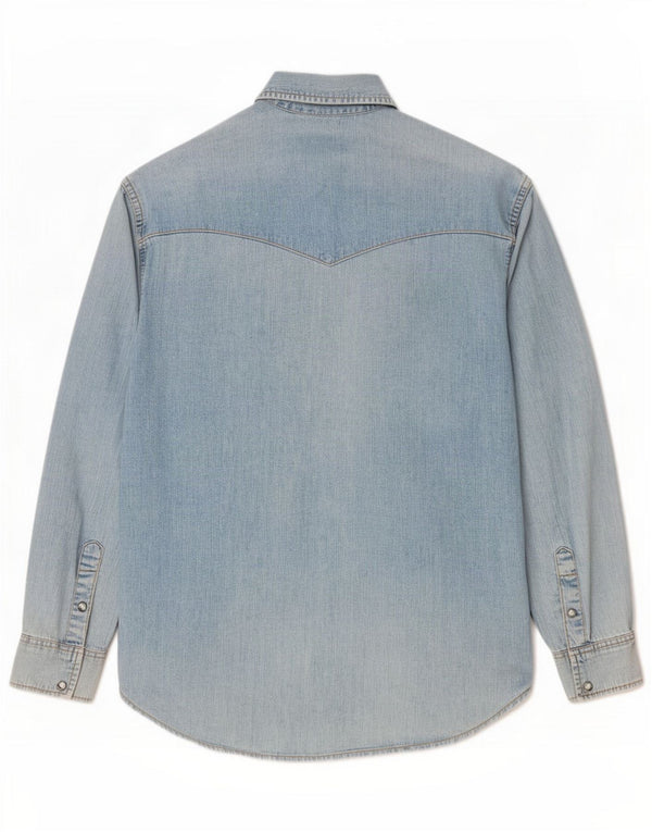 Ανδρικό τζιν πουκάμισο Lee Medium Blue