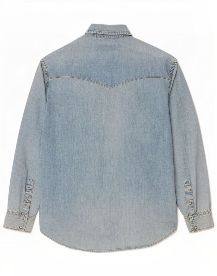 Ανδρικό τζιν πουκάμισο Lee Medium Blue