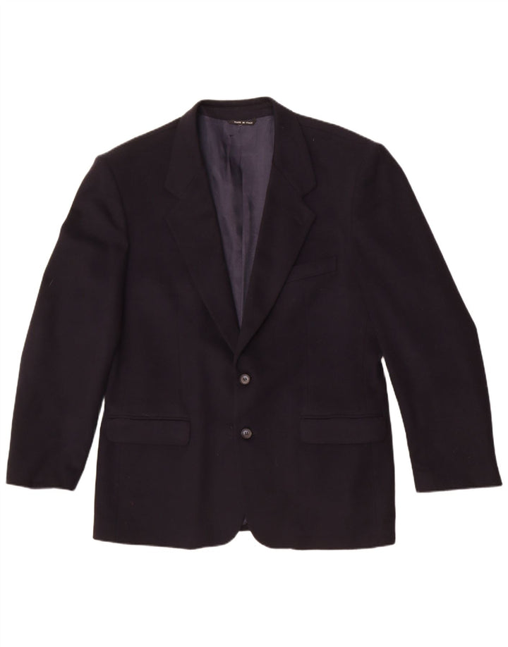 VIA CONDOTTI Ανδρικό σακάκι με 2 κουμπιά σακάκι IT 52 XL Navy Blue Wool