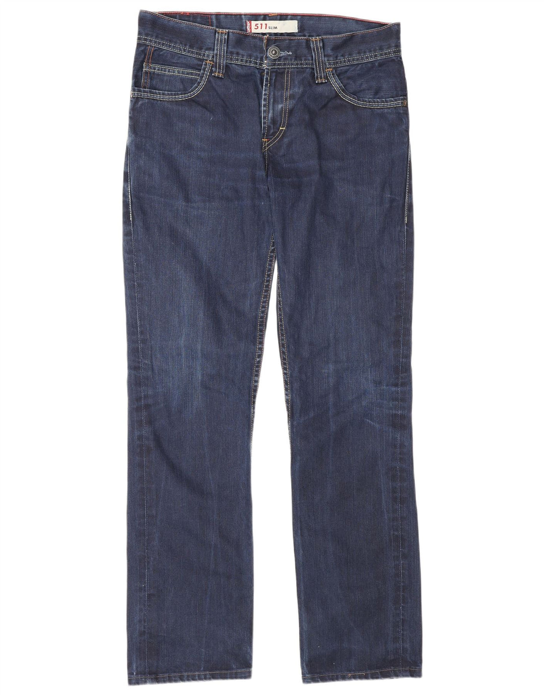 Levi's Mens 511 Slim Jeans W33 L34 Blue Cotton