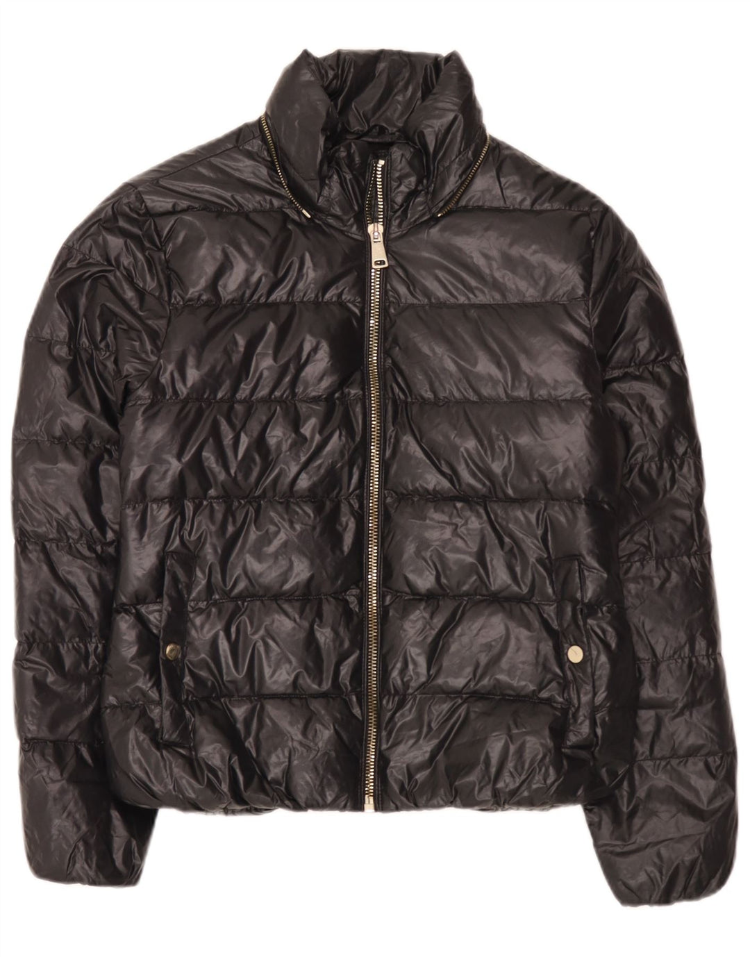 Zara Γυναικείο μπουφάν UK 14 Large Black