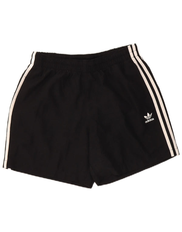 Ανδρικό αθλητικό σορτς Adidas από μεσαίο μαύρο πολυεστέρα