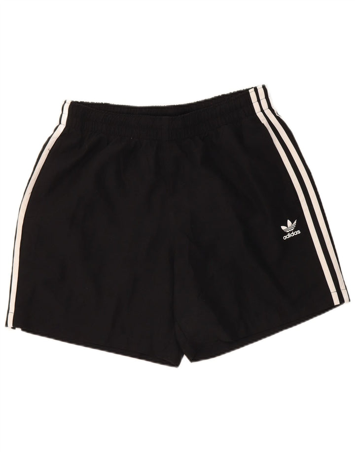 Ανδρικό αθλητικό σορτς Adidas από μεσαίο μαύρο πολυεστέρα