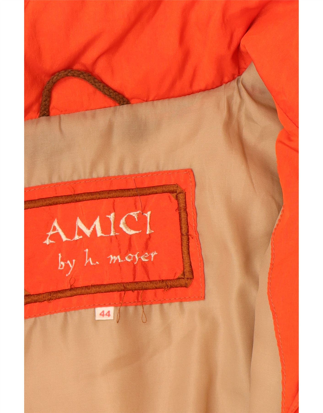 Ανδρικό μπουφάν H.MOSER Windbreaker UK 44 2XL Orange Polyamide