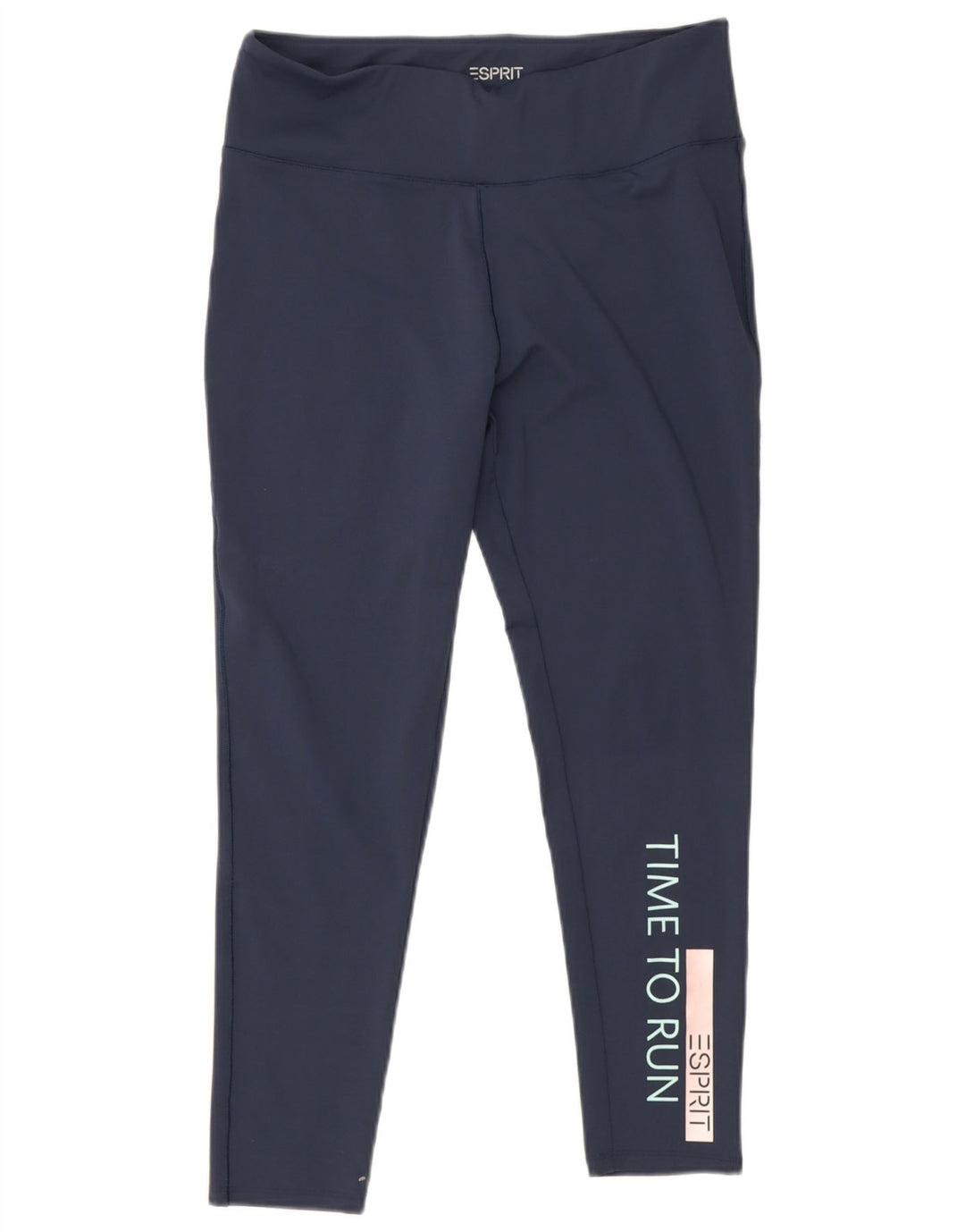 Γυναικεία γραφικά Crop κολάν Esprit UK 14 Large Navy Blue Polyester