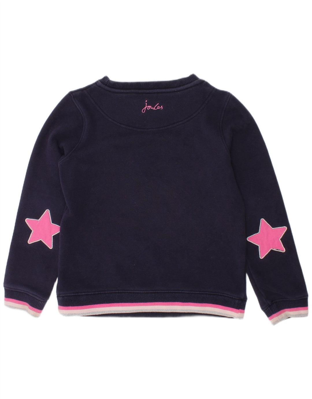 Joules Girls Unicorn Φούτερ Jumper 7-8 Years Navy Blue Polyester