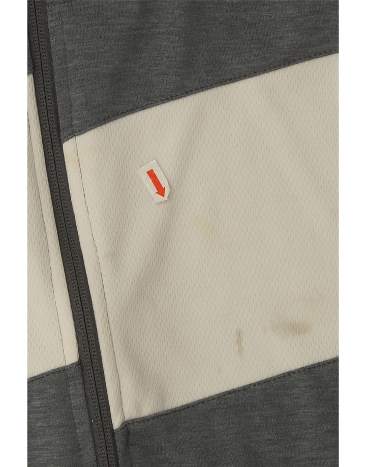 Ανδρική φόρμα Nike Dri Fit Μπουφάν με μεγάλο γκρι χρώμα από πολυεστέρα