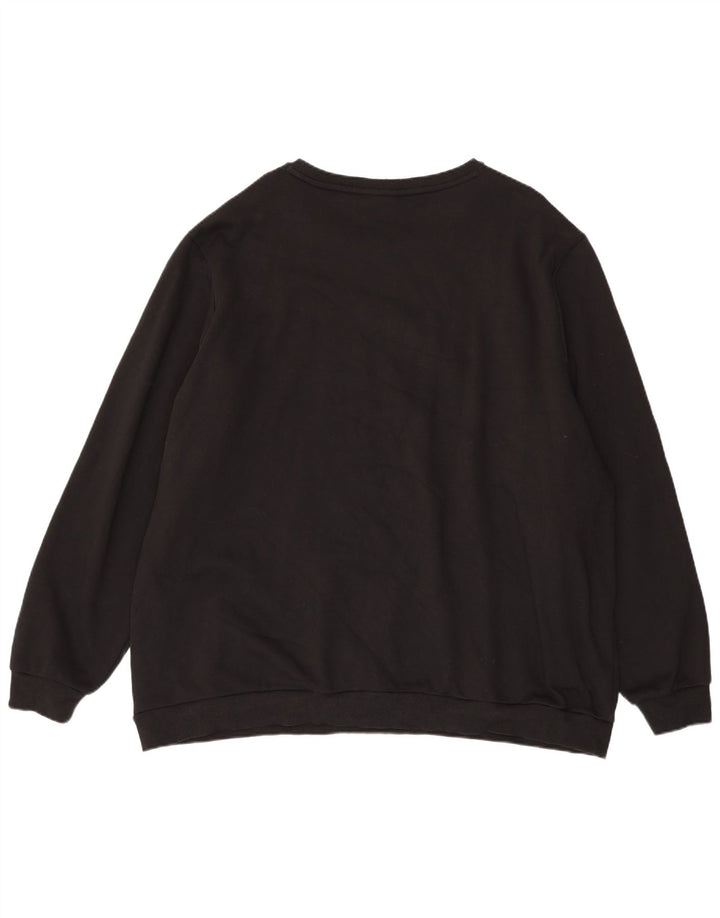 Ανδρικό γραφικό φούτερ Puma Jumper 4XL Μαύρο βαμβακερό