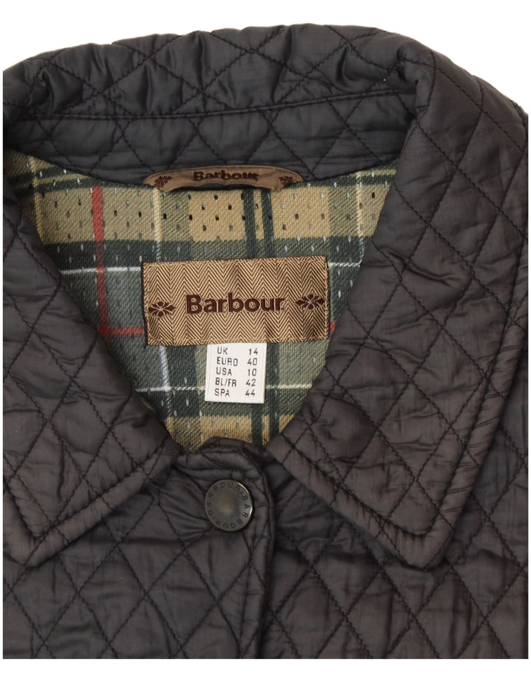 Γυναικείο καπιτονέ μπουφάν BARBOUR UK 14 Large Black Nylon