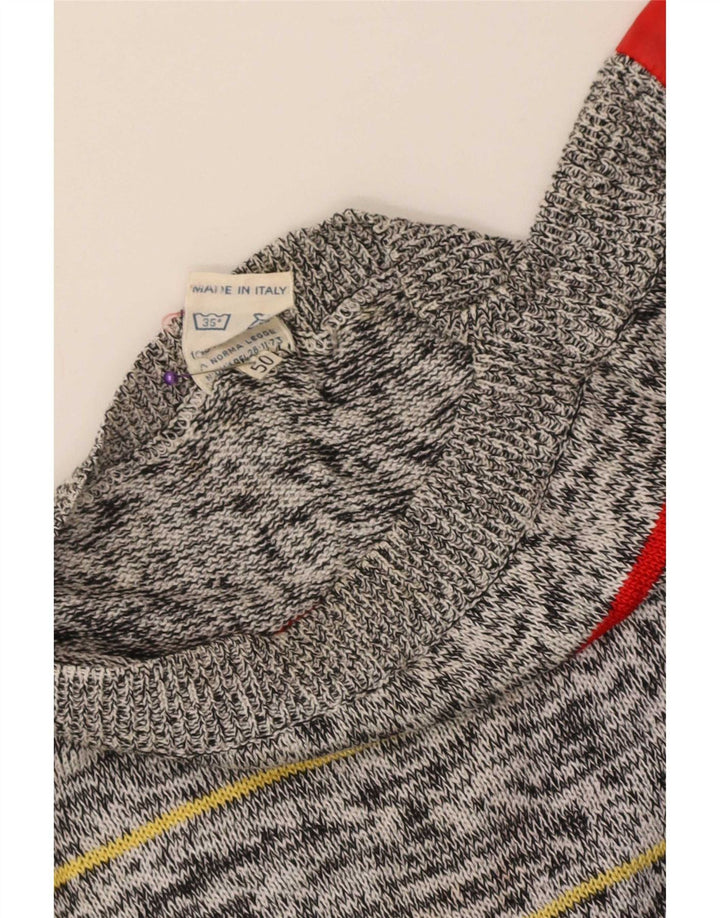 Skipper's Mens Boat Neck Jumper πουλόβερ IT 50 Medium πολύχρωμο ριγέ