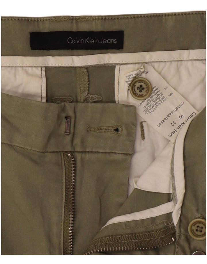 Calvin Klein Jeans Ανδρικό Slim παντελόνι Chino W32 L27 Khaki Cotton Classic