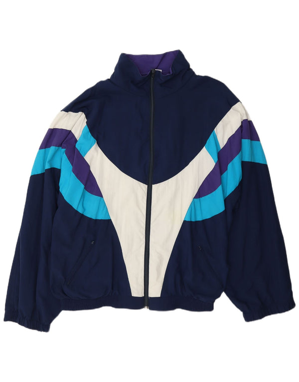 Ανδρική φόρμα Tactel Top Jacket 2XL Navy Blue Colorblock Polyamide