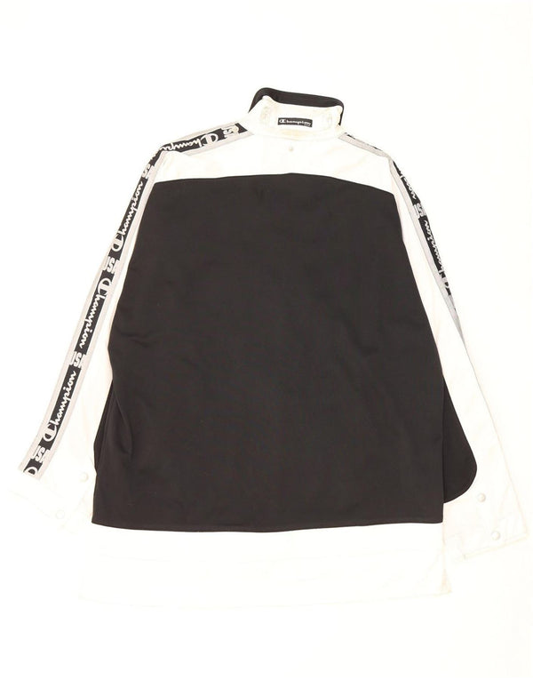 Ανδρική φόρμα Champion Graphic Top Jacket Large Black Colourblock