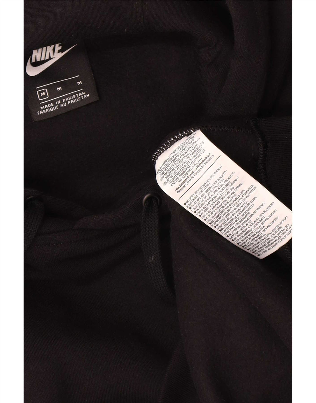 Ανδρικό φούτερ Nike, μεσαίο μαύρο βαμβακερό