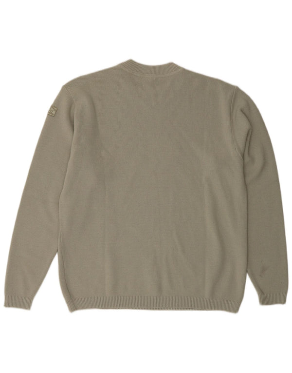 Paul & Shark Mens Yachting Crew Neck Jumper Πουλόβερ Μεσαίο Χακί