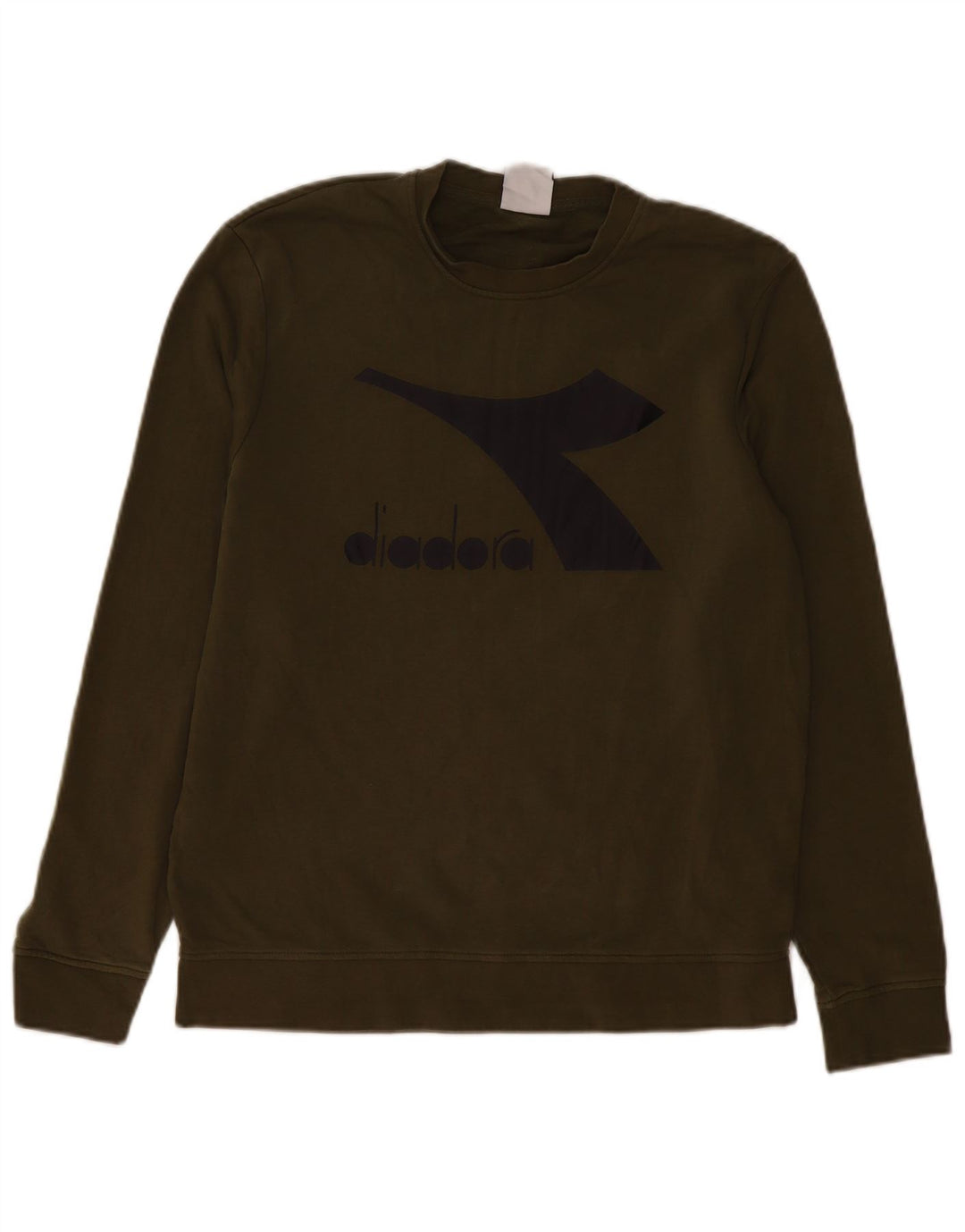 Ανδρικό γραφικό φούτερ Diadora Jumper Μικρό Χακί Βαμβακερό