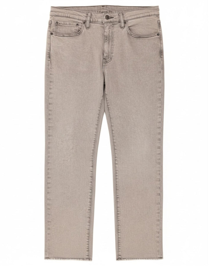 LEVI'S Mens 511 Slim Jeans W34 L31 Grey Cotton