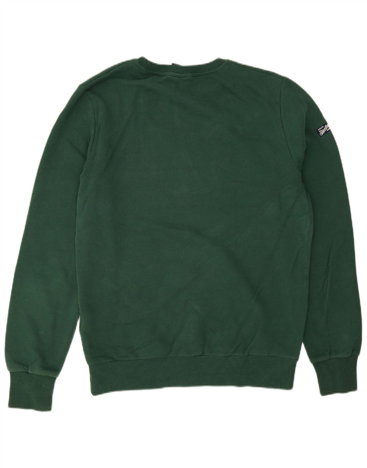 Ανδρικό γραφικό φούτερ Superdry Jumper Μεγάλο Πράσινο Βαμβακερό