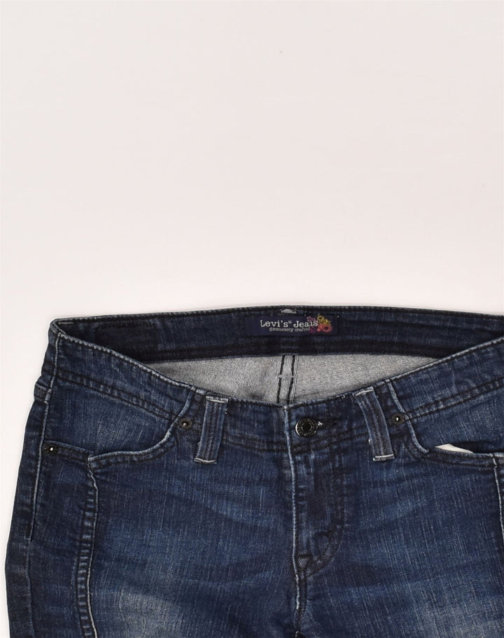 LEVI'S Womens Skinny Jeans W27 L29  Navy Blue Cotton | Vintage Levi's | Thrift | Second-Hand Levi's | Used Clothing | Messina Hembry 