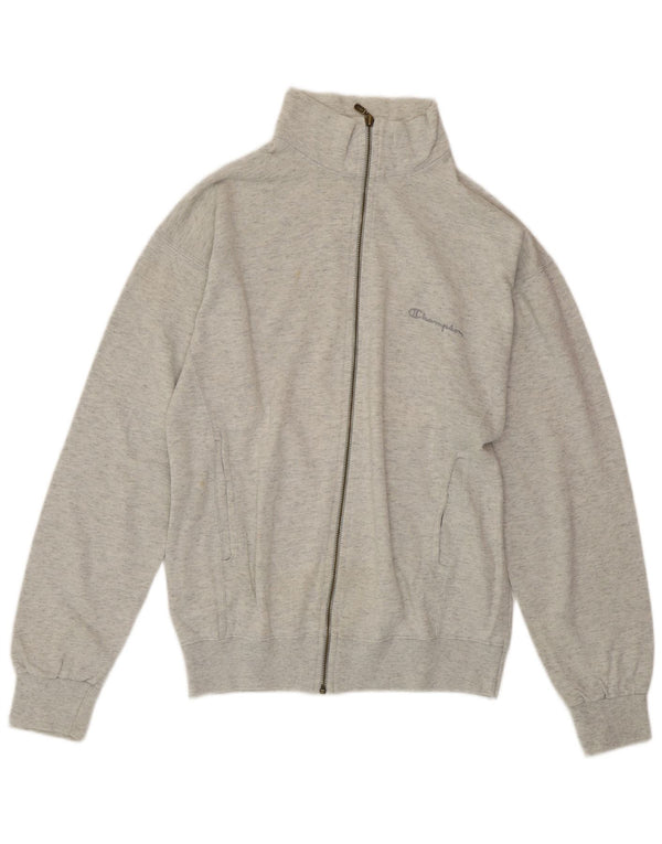 Γυναικεία αθλητική φόρμα CHAMPION Top Jacket UK 16 Large Grey Flecked