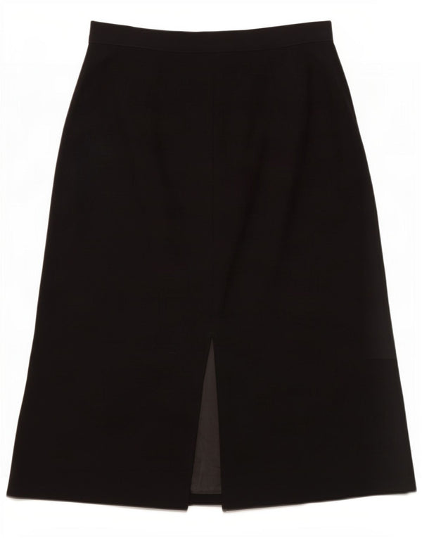Marks & Spencer Γυναικεία ψηλόμεση A-Line φούστα UK 18 XL W32 Μαύρο Πολυεστέρας