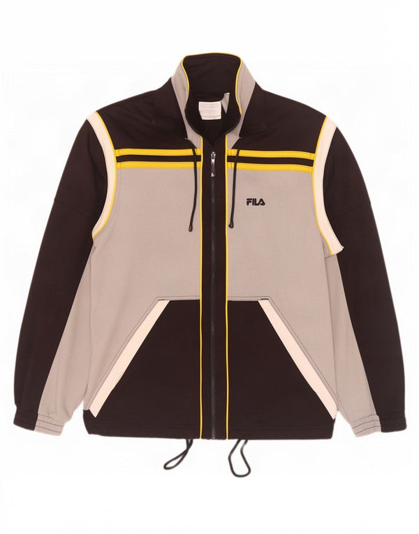 Ανδρική φόρμα Fila Top Jacket IT 50 Medium Grey Colourblock Polyester