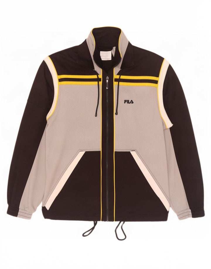 Ανδρική φόρμα Fila Top Jacket IT 50 Medium Grey Colourblock Polyester