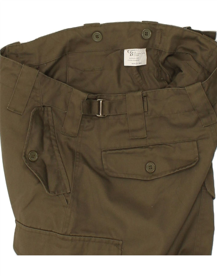 VINTAGE Ανδρικό ίσιο παντελόνι Cargo W30 L30 Khaki
