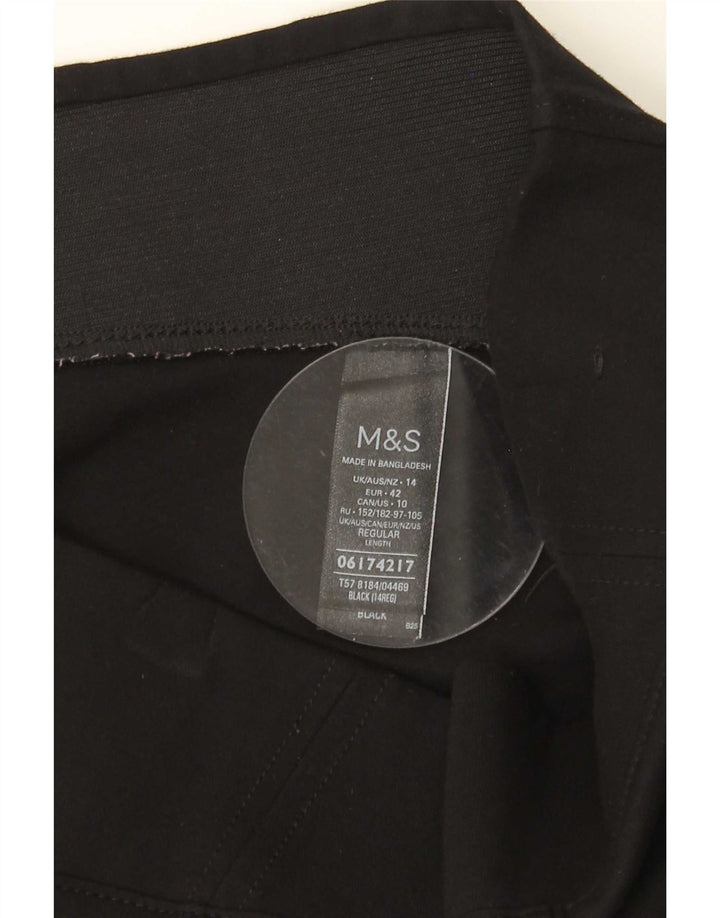 Marks & Spencer Γυναικεία Κολάν UK 14 Μεγάλη μαύρη βισκόζη