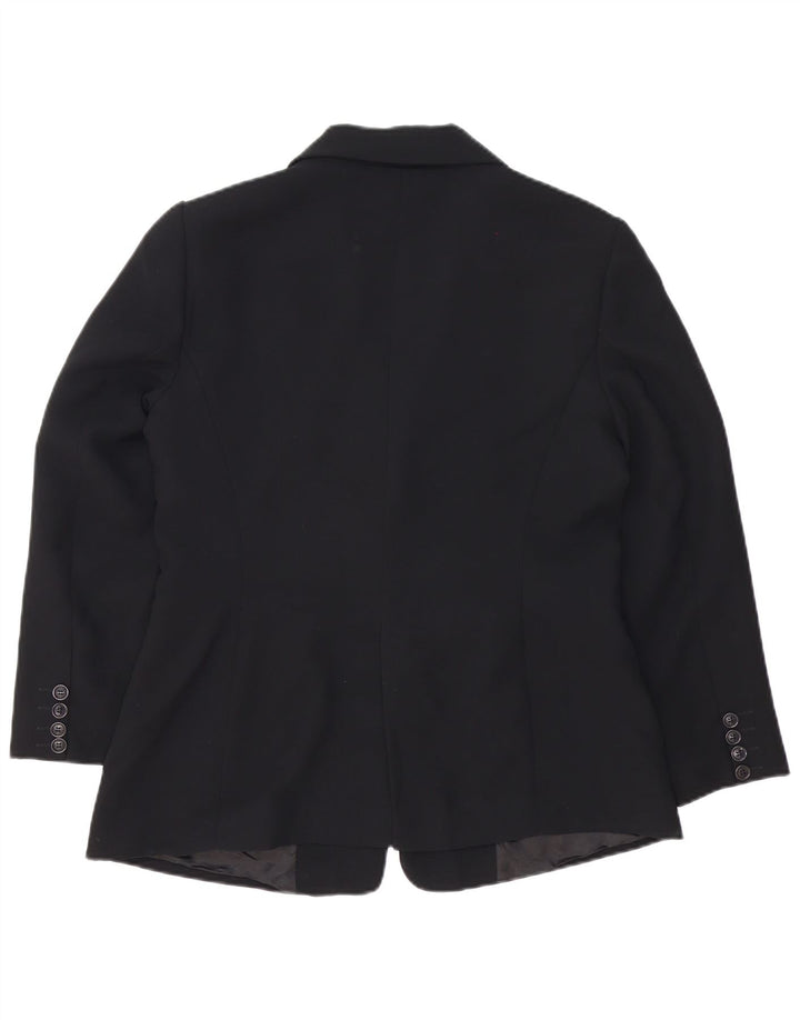 Zara Γυναικείο Μπουφάν σακάκι με 2 κουμπιά EU 44 XL Μαύρο πολυεστέρα