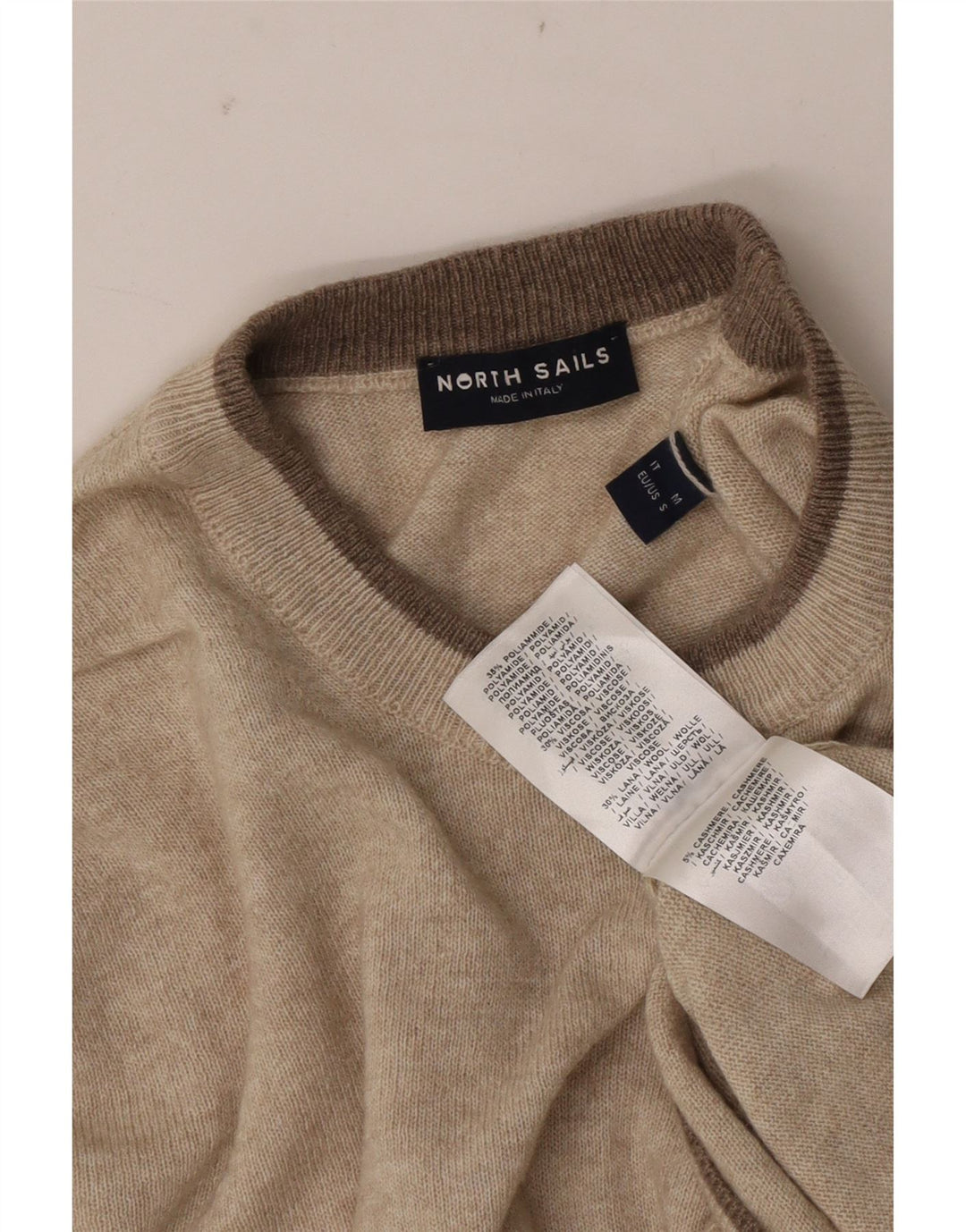 Ανδρικό πουλόβερ North Sails Crew Neck Jumper Medium Beige Polyamide
