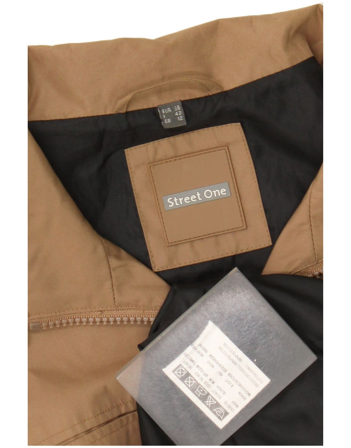 Street One Γυναικείο Bomber Jacket UK 12 Medium Brown Polyester