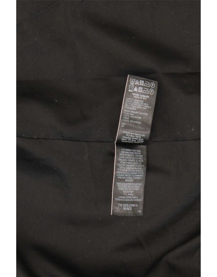 Marks & Spencer Γυναικείο Σακάκι Μπλέιζερ UK 12 Μεσαίου Μαύρου Πολυεστέρα