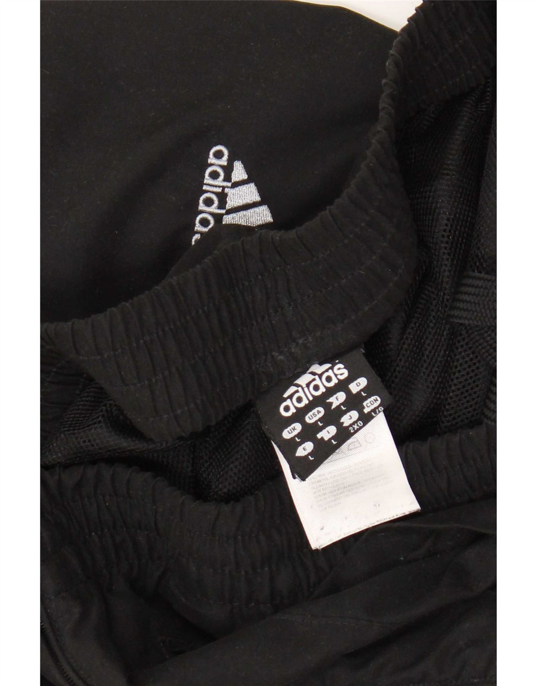 Ανδρική αθλητική φόρμα Adidas Παντελόνι μεγάλο μαύρο πολυεστέρα